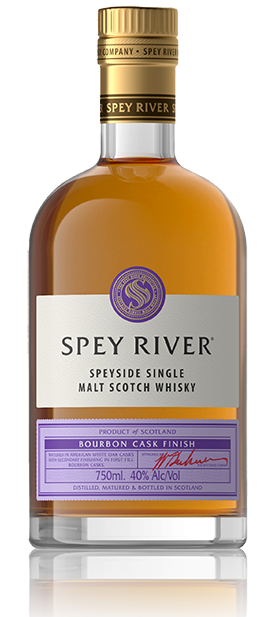Spey river 75cl NAS bourbon cask bottle on white square